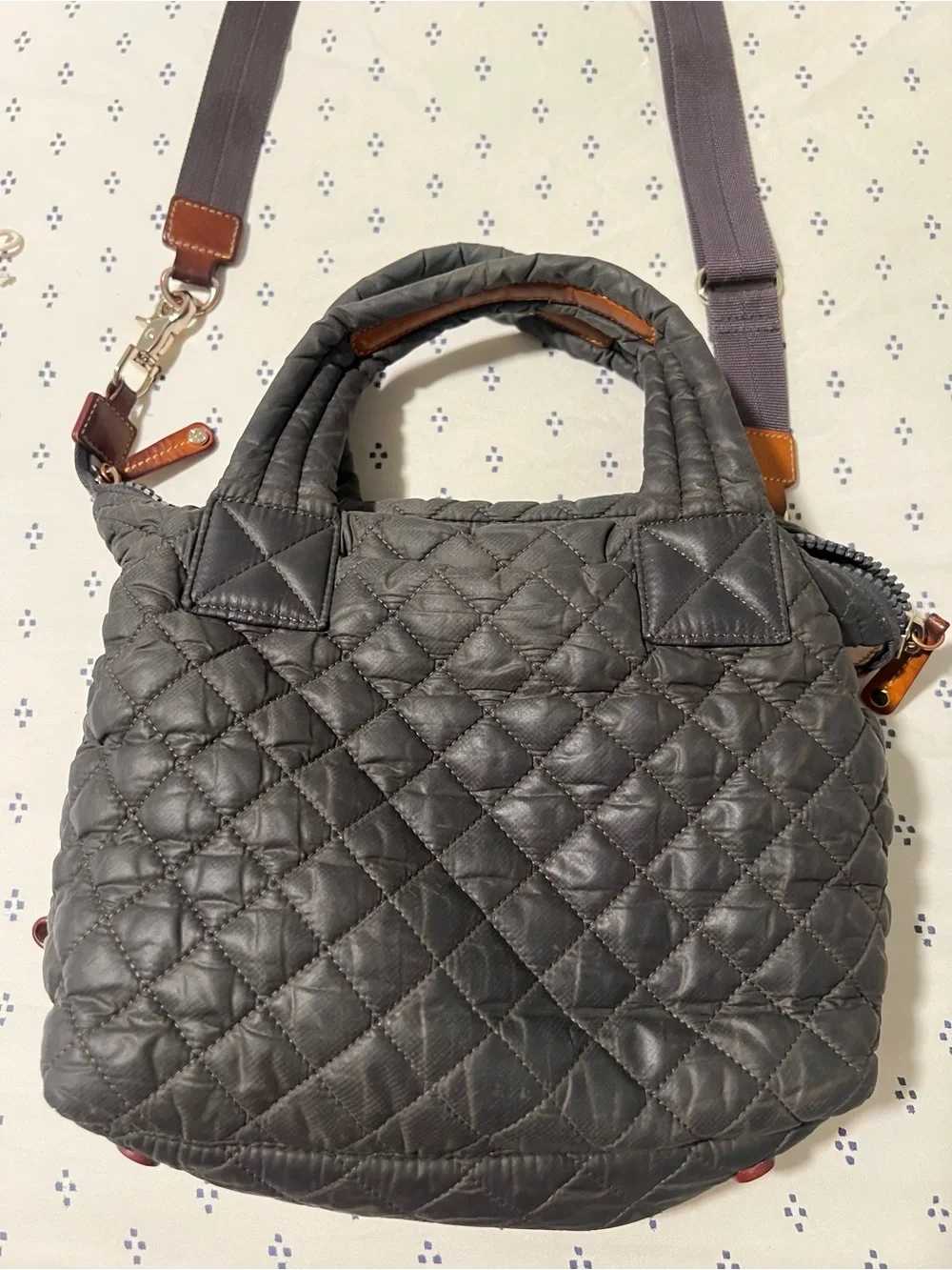 MZ Wallace Small Sutton - “Magnet” Quilted Bag with Removable Strap